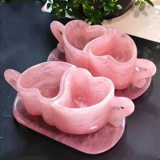 Crystal Couple Cups - Set of 2